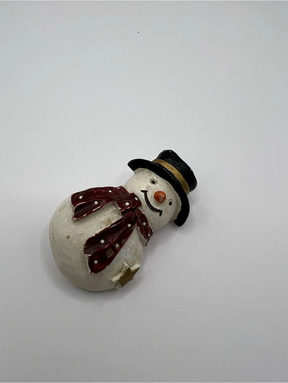 Vintage christmas snowman